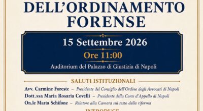 SAVE THE DATE – LA RIFORMA DELL’ORDINAMENTO FORENSE
